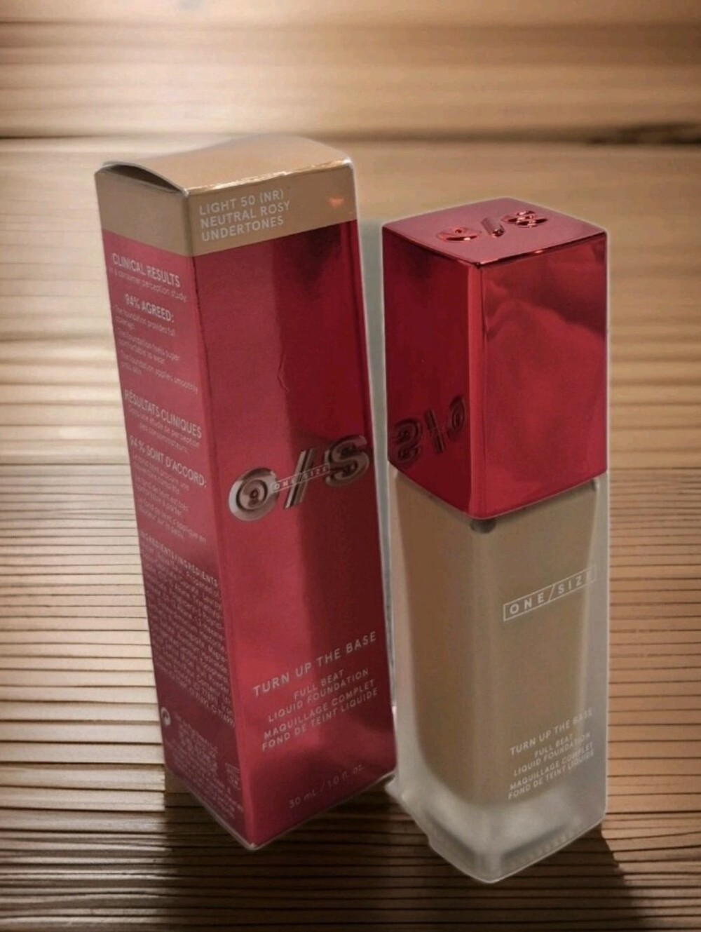 ONE/SIZE Turn Up The Base Liquid Foundation Light 50 NR Full Coverage